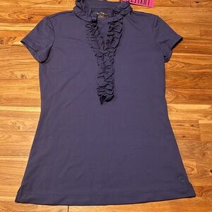 Lilly Pulitzer luxletic top w/ ruffle detailing. New w/ tags. XXS P2P 15.…